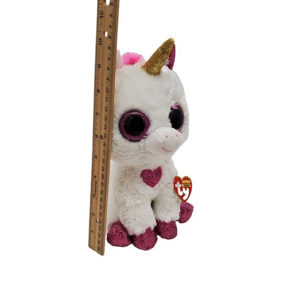 Ty Beanie Boos CHERIE the Unicorn 9" Plush‎ Pink Stuffed Animal Walgreen's Excl - Picture 7 of 10